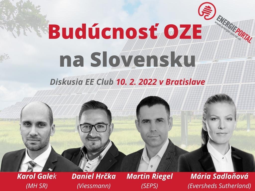 EE CLUB: Aká je budúcnosť obnoviteľných zdrojov energie na Slovensku?